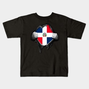 Dominican Republic. Dominican Flag Kids T-Shirt